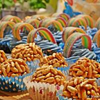 Szyszki z ryżu preparowanego i krówek