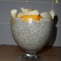 Kokosowy budyń z nasion chia