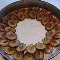 Ciasto mocno śliwkowe 