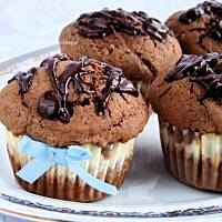muffinki czekoladowo-sernikowe…