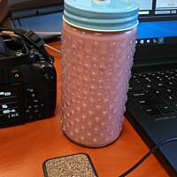 Koktajl z truskawkami, bananem i mlekiem kokosowym