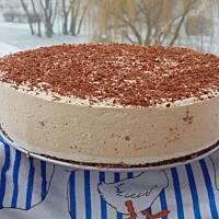 Sernik karmelowy na zimno 