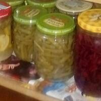 Kiszona fasolka szparagowa i inne warzywa