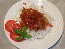 Fot. Piotr19, kurczak po chińsku w pomidorowym sosiku