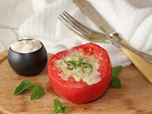 Fot. Kobi1704, Pomidor zapiekany z serem gorgonzola