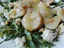 Fot. Ibby, Sałatka Barbarki z rukolą, gruszką i serem gorgonzola 