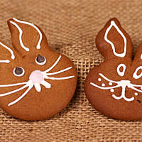 Wielkanocne zajączki piernikowe