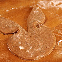 Piernikowe zajączki wielkanocne