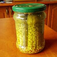 ogórki w zalewie musztardowej  Anki 