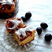 Ciasto ucierane ze śliwkami