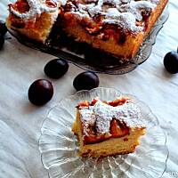 Ciasto ucierane ze śliwkami