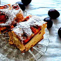 Ciasto ucierane ze śliwkami