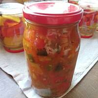 Leczo na zimę do słoików