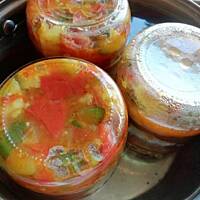 Leczo na zimę do słoików