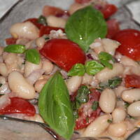 Sałatka Fasolowo-Pomidorowa