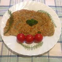 Placuszki sezamowe z nadzieniem warzywnym na ostro