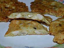 Fot. moni,kasz, Placki z kurczakiem i pieczarkami