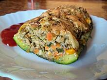 Fot. Busiaaa, Cukinia faszerowana, zapiekana