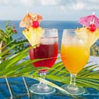 Haitański poncz z owocami