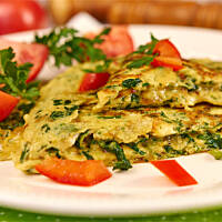 Omlet ze szpinakiem