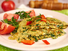 Fot. Wkn, Omlet ze szpinakiem