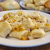 Leniwie orzechowe kopytka