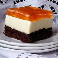 dzień i noc" - ciasto serowo-czekoladowe.... 