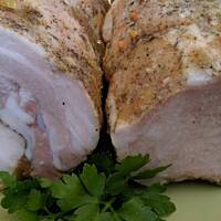 Wędliny gotowane... szynka i rolada z boczku :)