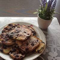 Racuszki na kefirze z borówkami 