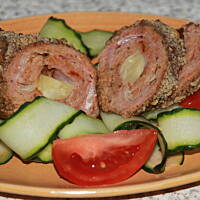 Roladki Mielone w Orzechowej panierce