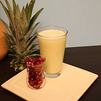 koktajl ananasowo - bananowy