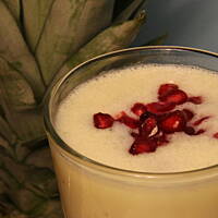 koktajl ananasowo - bananowy