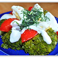 Sałatka brokułowa Babci Małgosi 