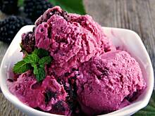 Fot. izaa_a, lody jeżynowe z lawendą...