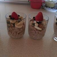 Krówkowy pudding z płatków ryżowych