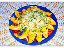 Fot. babcia Małgosia, indyjska sałatka z mango wg babci Małgosi