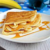 Naleśniki z toffi i bananami