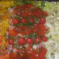 Piersi kurczaka zapiekane z warzywami