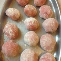 Kluski "Okrąglaczki warzywne"