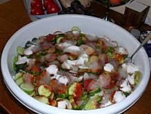 Fot. mistrz-patelni, ogórki krojone z chilli