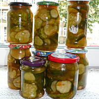 ogórki krojone z chilli