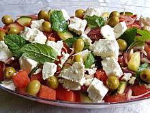 Fot. malinamarzenamalina1@wp.pl, Sałatka z arbuza