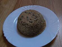 Fot. volupteusement, Jogurtowo-otrębowa bułeczka z mikrofalówki w wersji Dukan