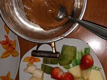 Fot. Wróbelek, Owoce w czekoladzie 