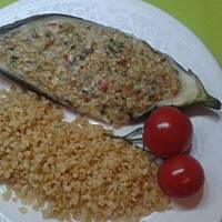 Bakłażan faszerowany serem