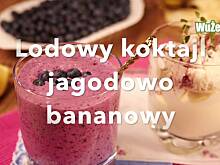 Fot. Wkn, Lodowy koktajl jagodowo bananowy