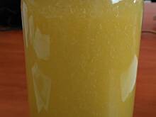 Fot. Wróbelek, słoneczny koktajl: melon, cytryna i pomarańcza 