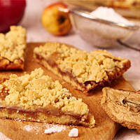 Kruchy placek różany - wypieki codzienne