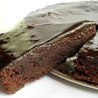 ciasto strasznie czekoladowe...