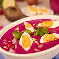 Chłodnik buraczkowy mocno chrupiący